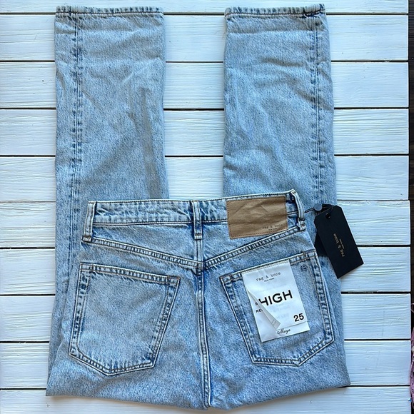 NWT rag & bone Maya High-Rise Ankle Slim in Belmar size 25 $225 - Picture 14 of 14